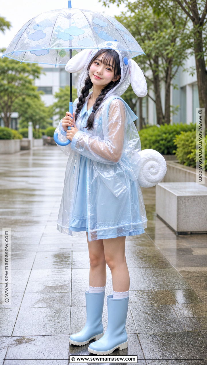 Cinnamoroll Raincoat Costume - 30 cinnamoroll costume ideas