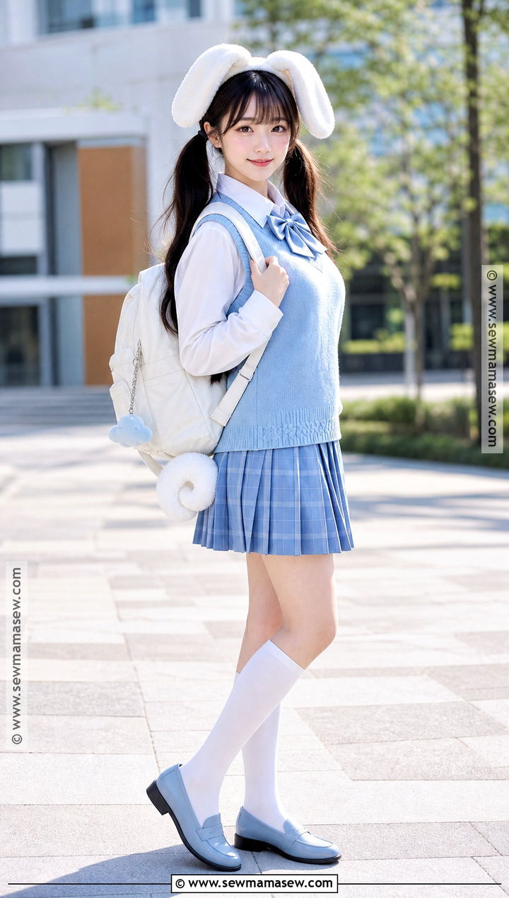 Cinnamoroll School Uniform Costume - 30 cinnamoroll costume ideas