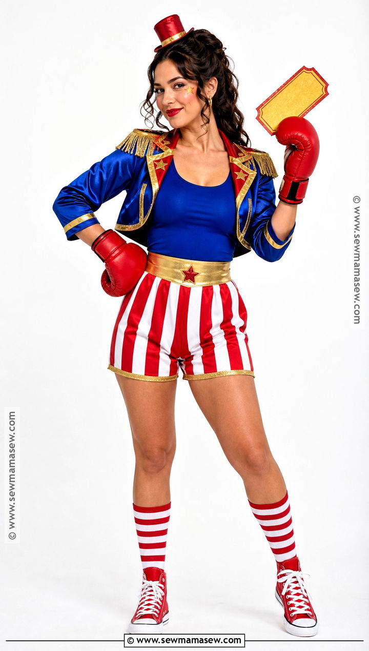Circus Boxer Costume - 30 Boxing Halloween Costume Ideas