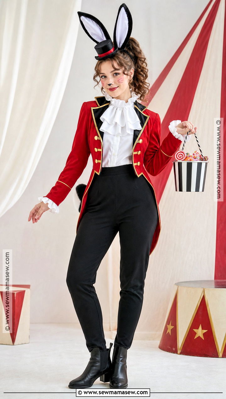 Circus Bunny Costume - 30 Halloween Bunny Costume Ideas