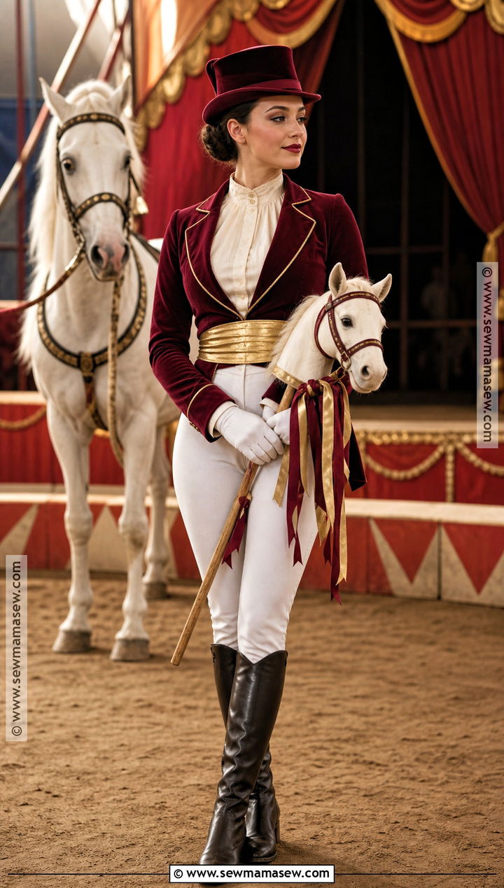 Circus Equestrian Performer Costume - 30 circus costumes