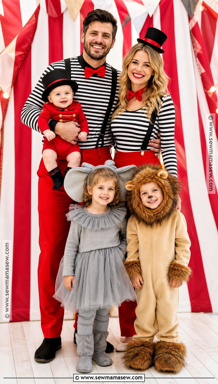 Circus Family And Baby Ringmaster Costume - 40 family costumes with for babies