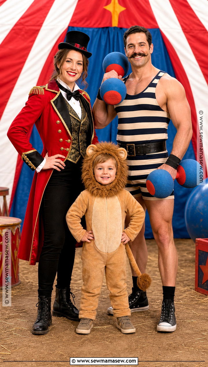 Circus Family Costume - 30 family costumes for 3
