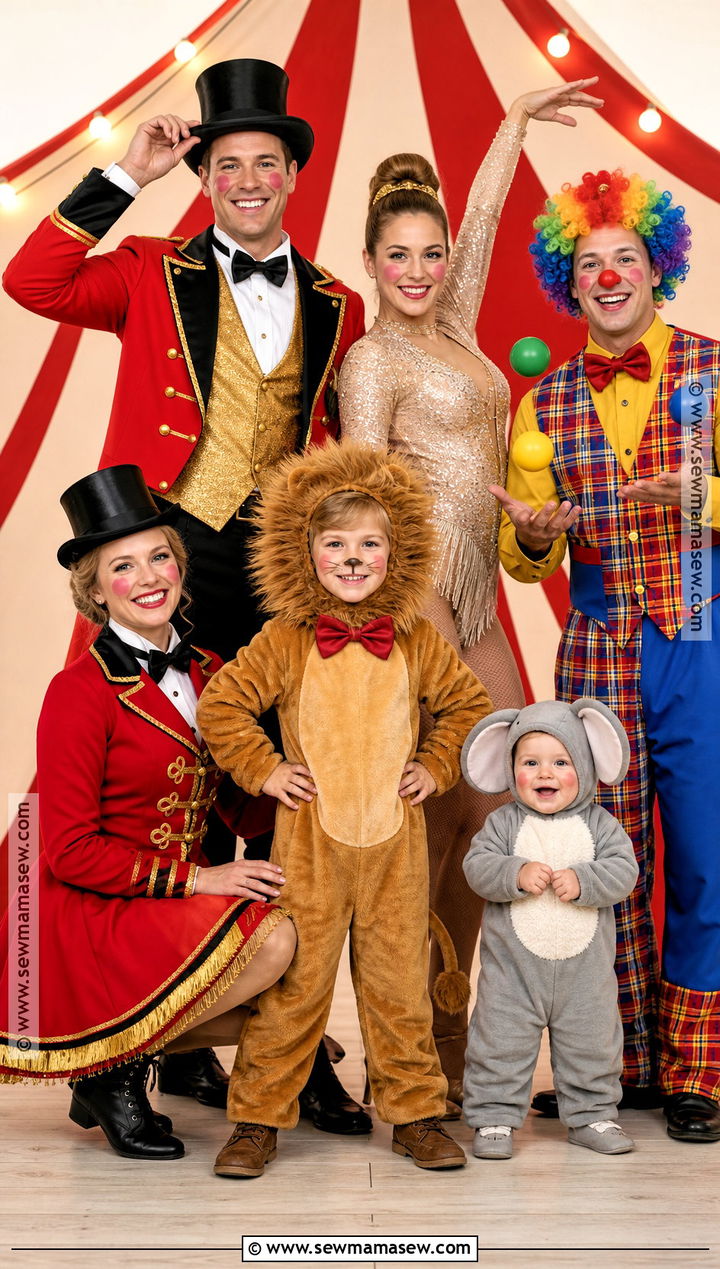 Circus Family Costume - 45 family costumes