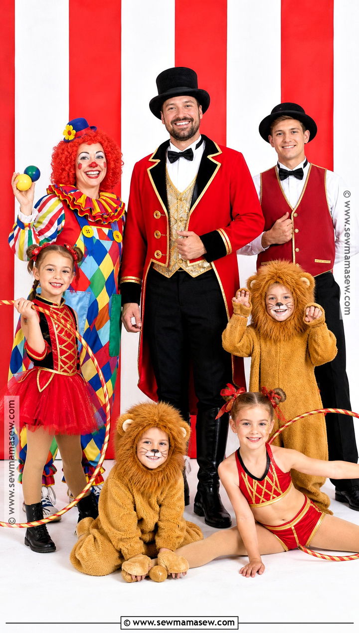 Circus Family Costume - 50 family halloween costumes