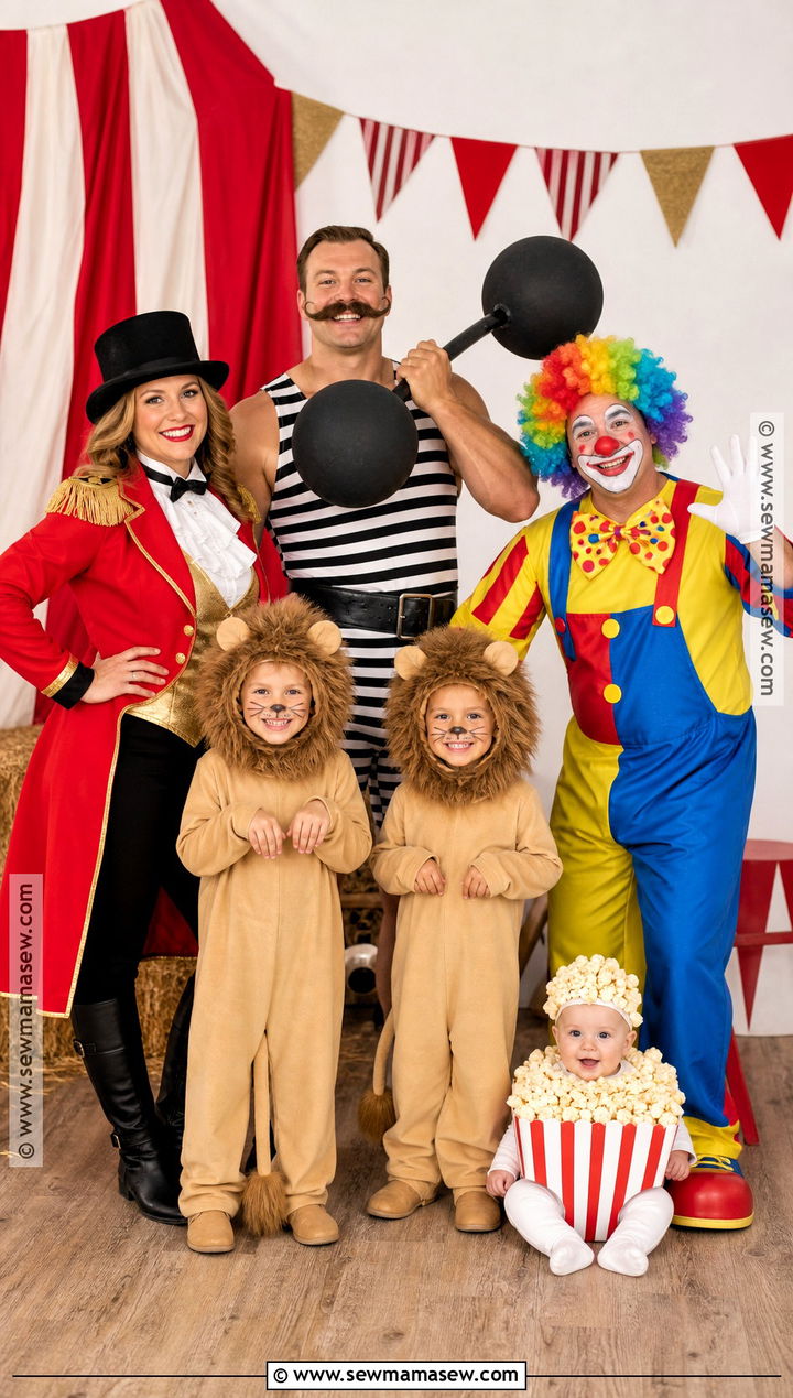 Circus Family Costume - 35 family halloween costume ideas