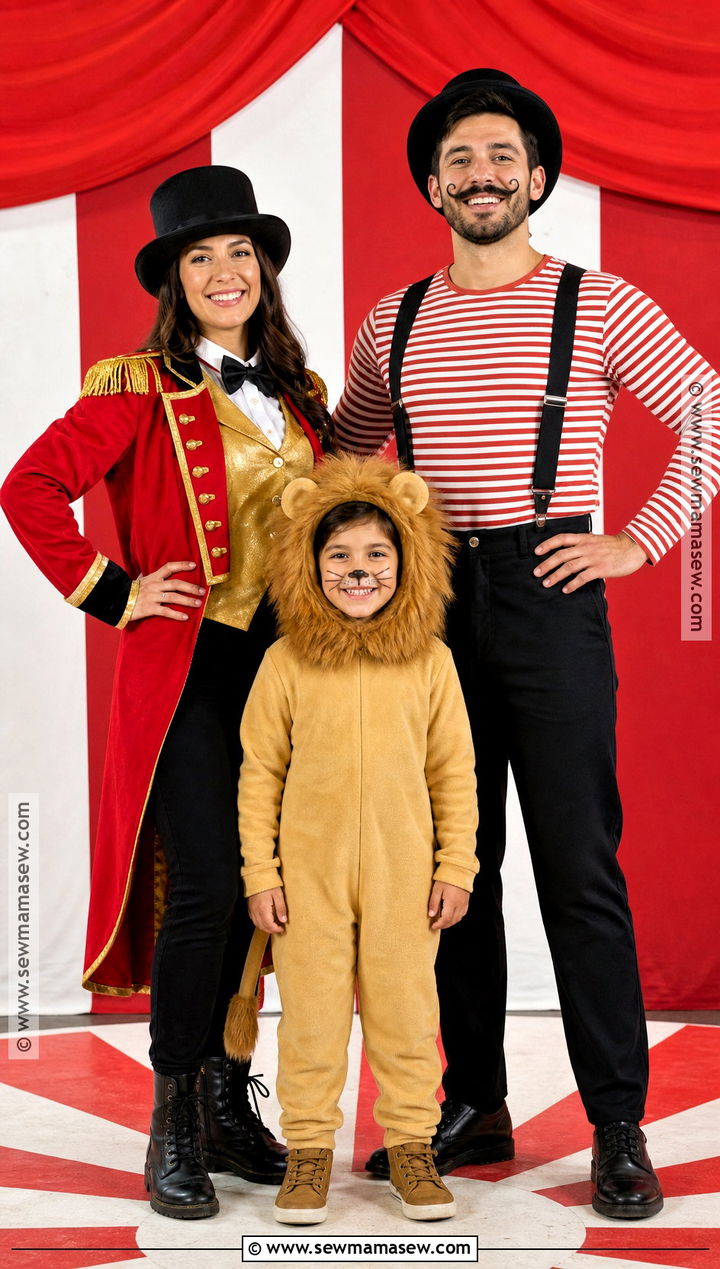 Circus Family Costume - 35 Family Of Three Halloween Costumes