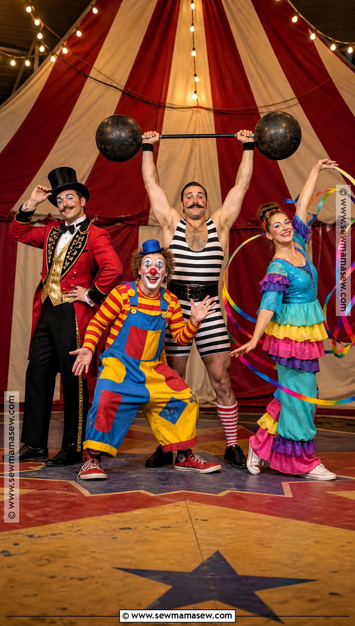 Circus Performer Group Costume - 35 4 people costume ideas