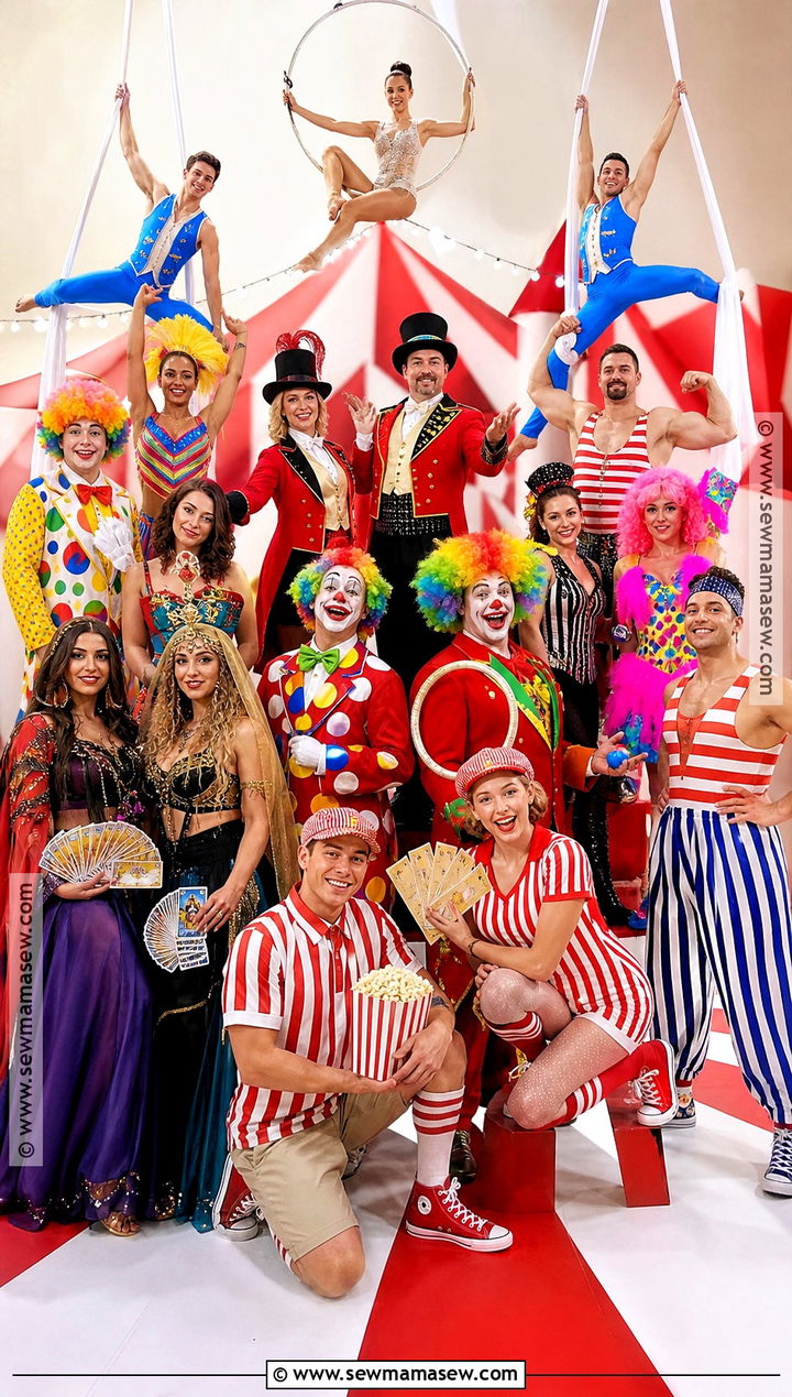 Circus Performer Group Costume - 35 big group costume ideas