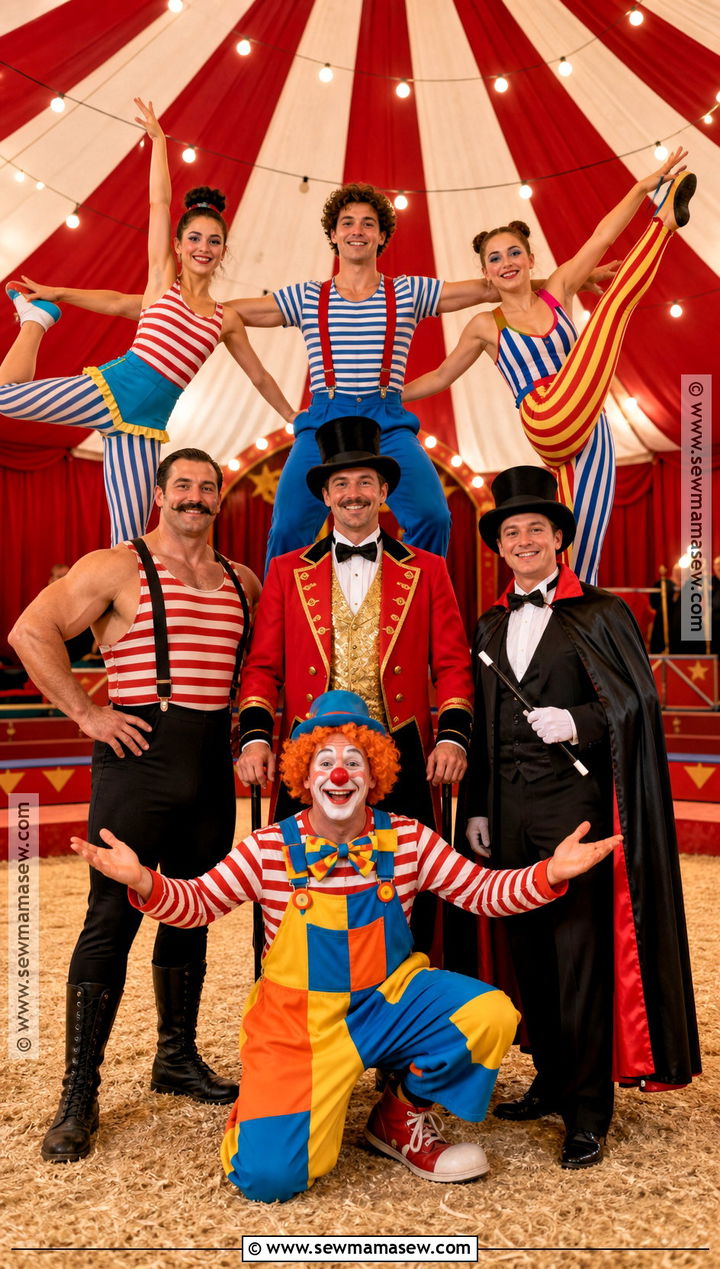 Circus Performers Group Costume - 30 Group Dress Up Ideas