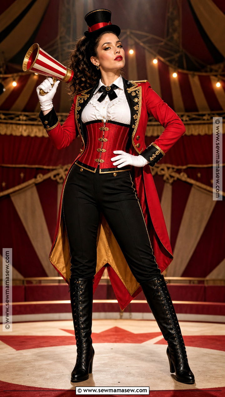 Circus Ringmaster Corset Costume - 35 corset costumes