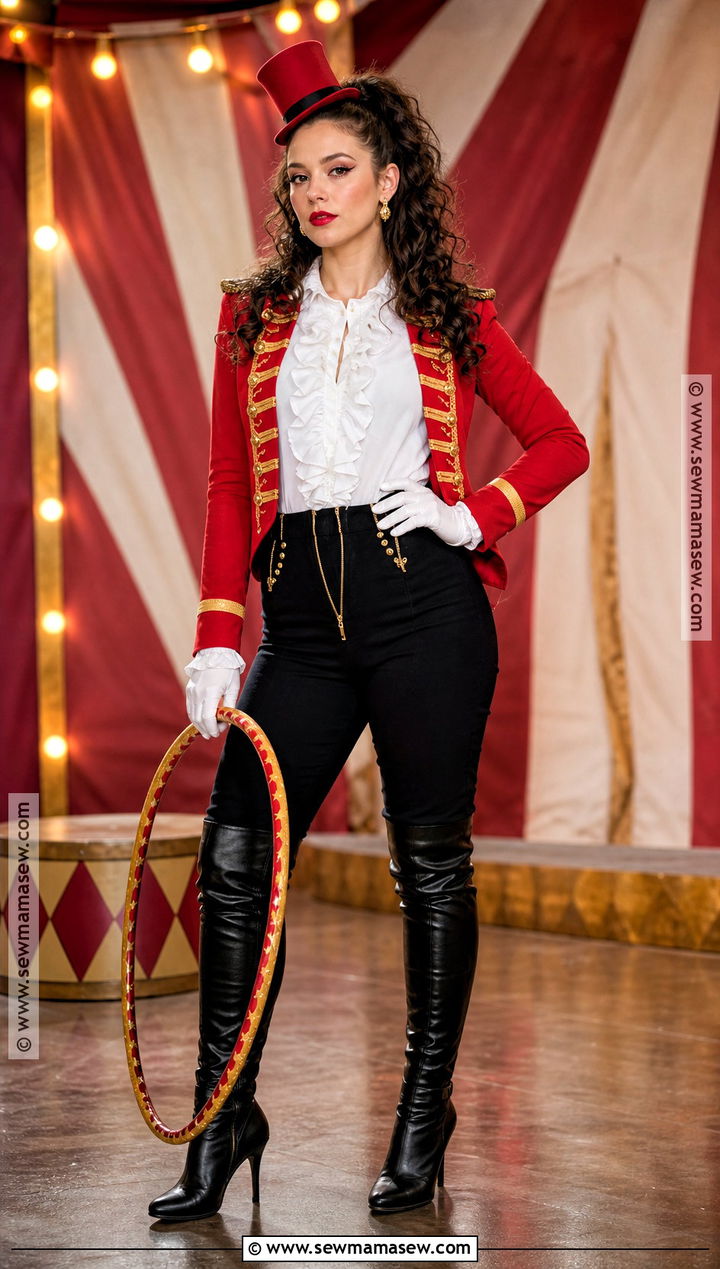 Circus Ringmaster Costume With Curly Hair - 30 halloween costumes for curly hair