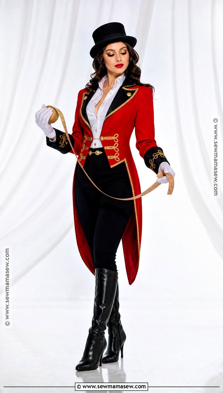 Circus Ringmaster Costume With Red Jacket - 30 Costume Ideas For Halloween