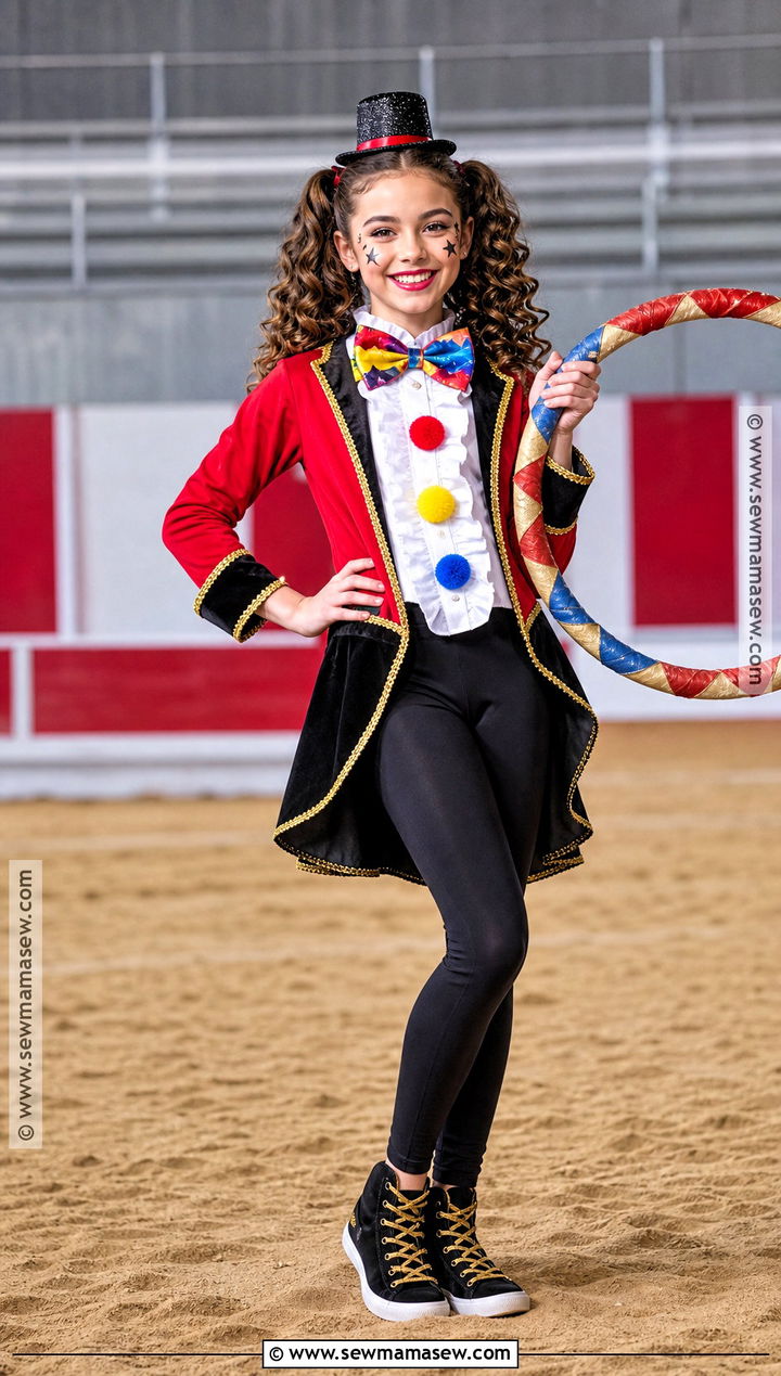 Circus Ringmaster Girl Clown Costume - 30 girl clown costume ideas