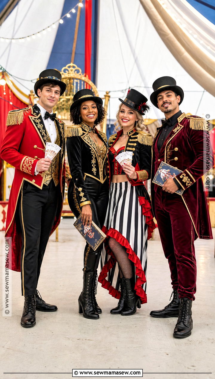 Circus Ringmaster Group Costume - 30 circus ringmaster costume ideas