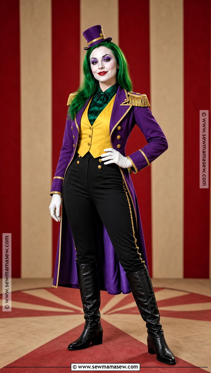 Circus Ringmaster Joker Costume - 30 Halloween Costumes Joker for Women
