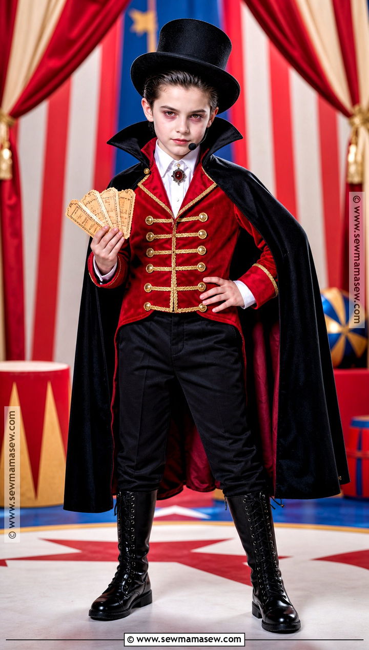 Circus Ringmaster Vampire Costume - 30 vampire costume ideas for kids