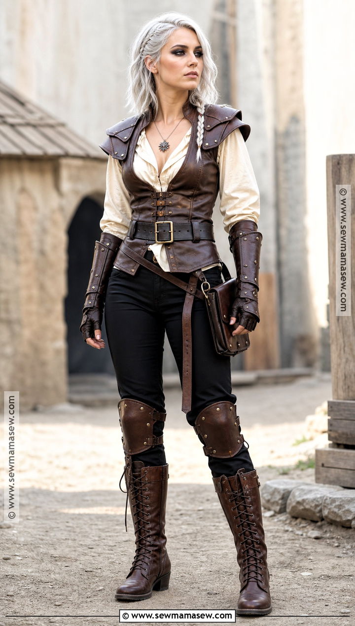 Ciri Leather Armor Cosplay - 30 Cosplay Armor Ideas