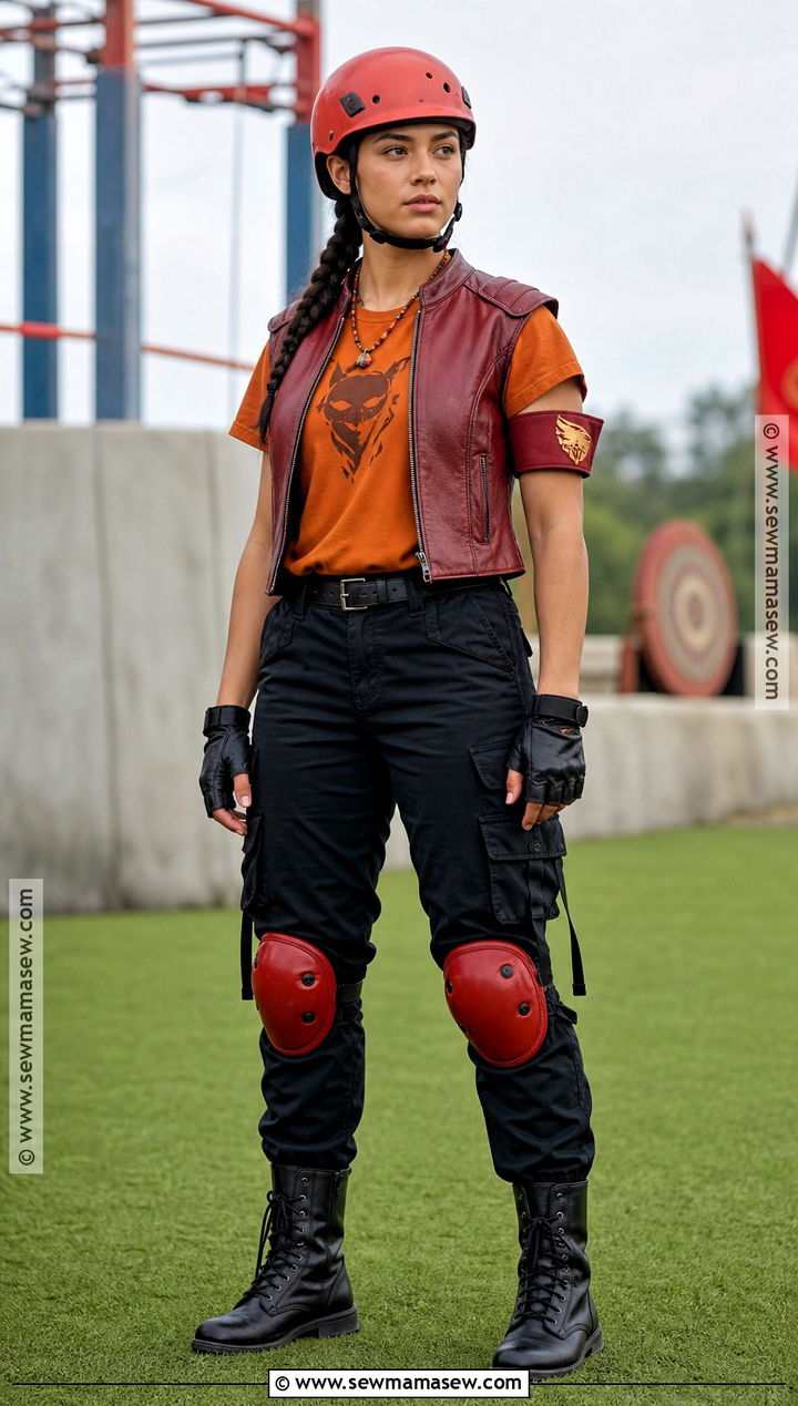 Clarisse La Rue Costume With Red Armor - 30 percy jackson costume ideas