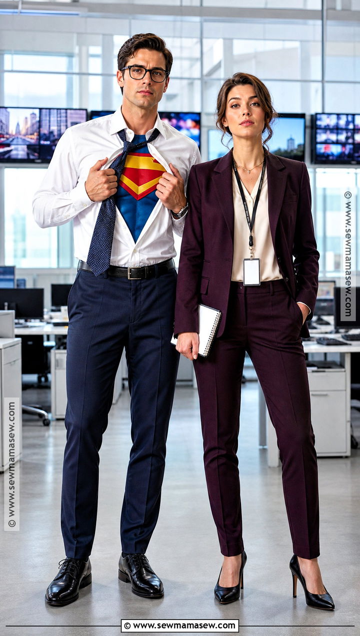 Clark Kent And Lois Lane Couple Costume - 40 couple costume ideas