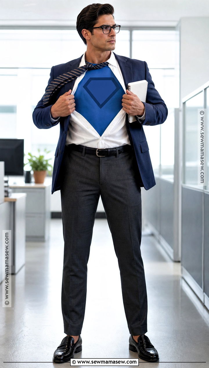 Clark Kent Costume With Reveal Shirt - 45 Halloween Costumes for Men