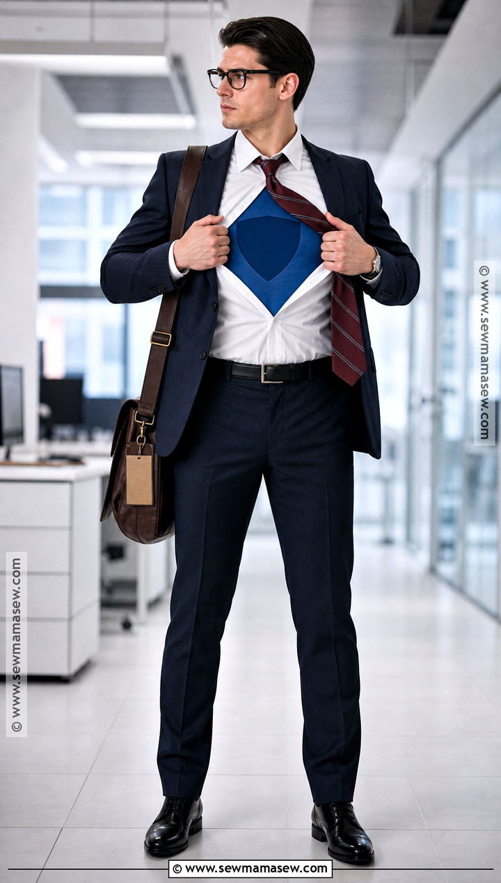 Clark Kent Costume With Superman Shirt - 50 men halloween costumes