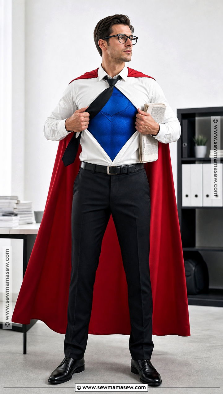 Clark Kent Reveal Costume - 45 superhero costumes