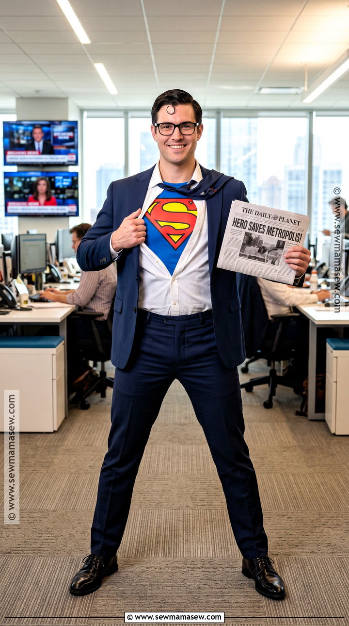 Clark Kent Superman Costume - 40 men costume ideas