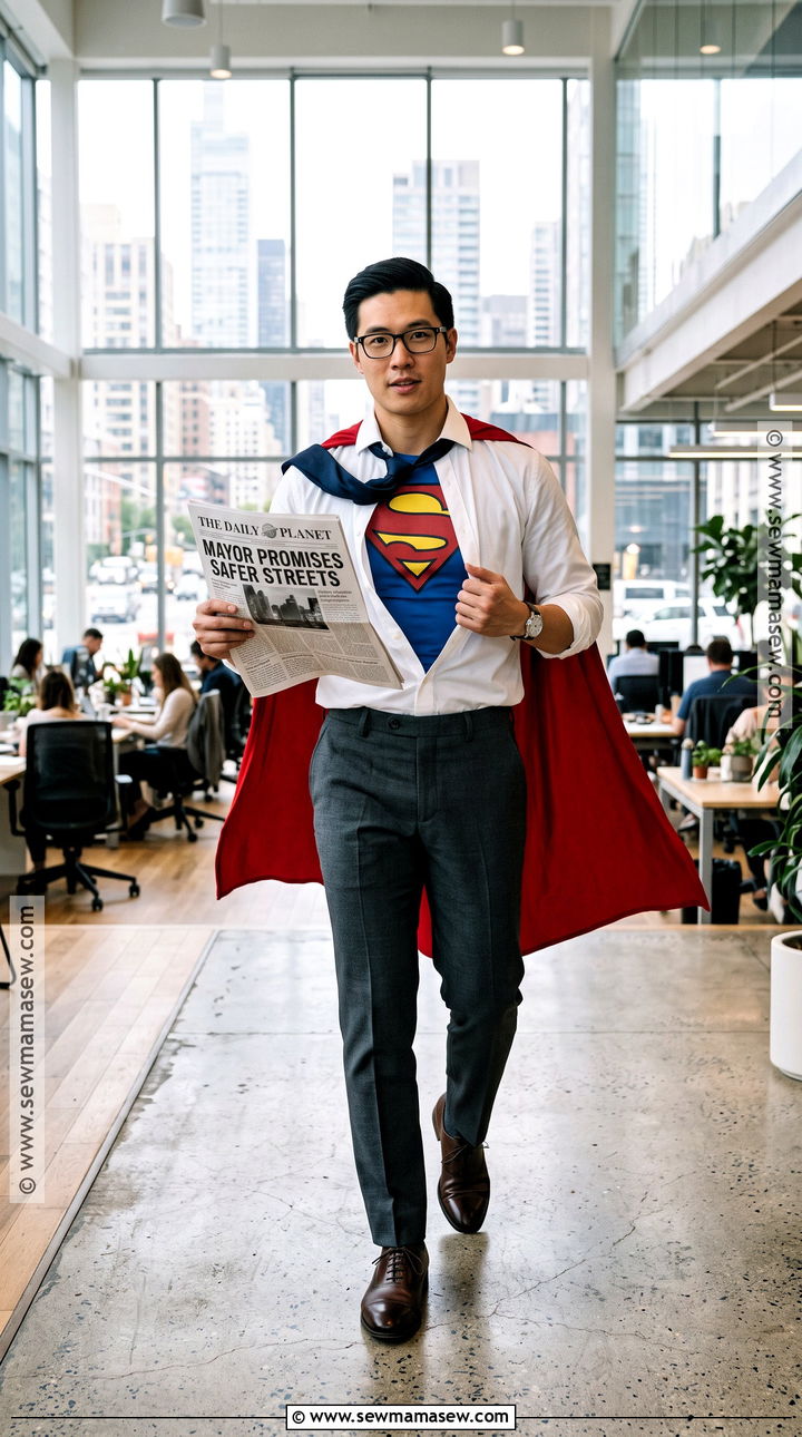 Clark Kent Superman Reveal Cosplay - 30 characters to cosplay with black hair ideas