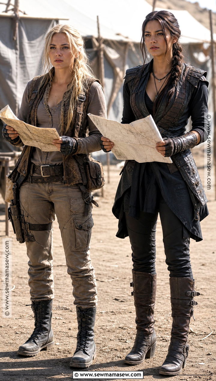 Clarke And Lexa Warrior Costume - 35 blonde and brunette duo costumes