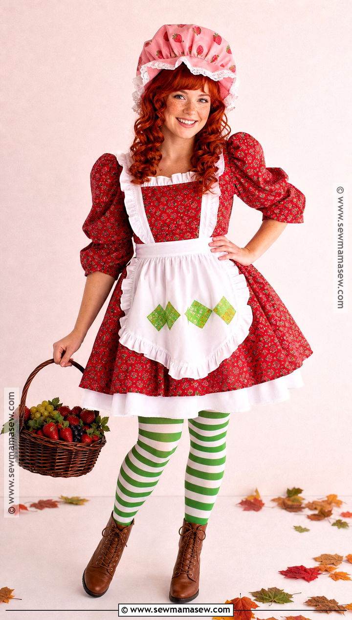 Classic 1980s Strawberry Shortcake Costume - 50 strawberry shortcake costume ideas