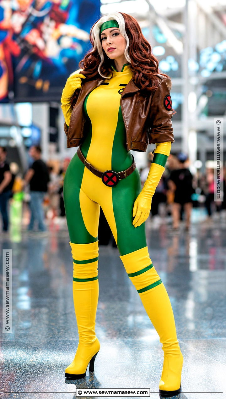 Classic 90s Rogue Costume - 30 rogue costume ideas