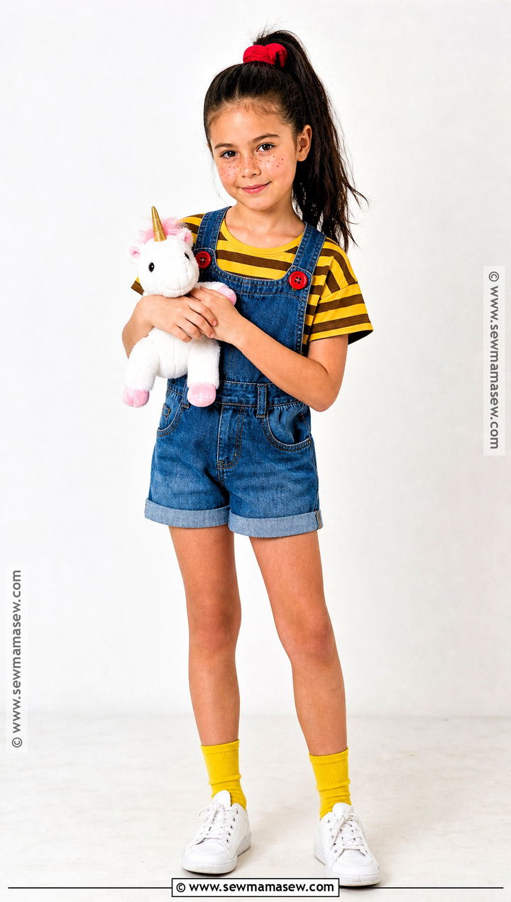 Classic Agnes Costume With Denim Overalls - 30 agnes costume ideas