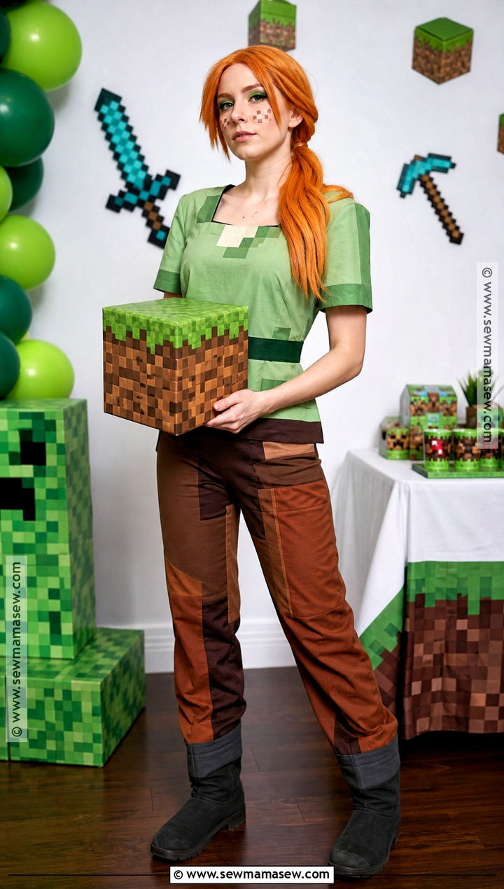 Classic Alex Minecraft Costume - 30 alex minecraft costume ideas