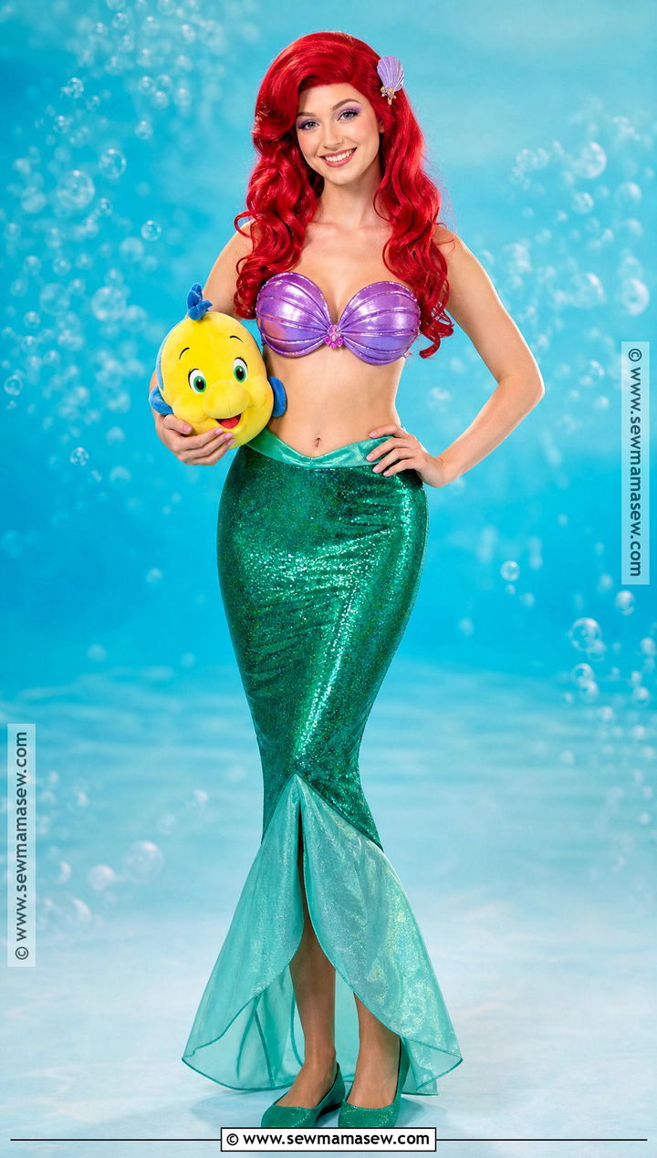 Classic Ariel Little Mermaid Costume - 40 little mermaid costume ideas
