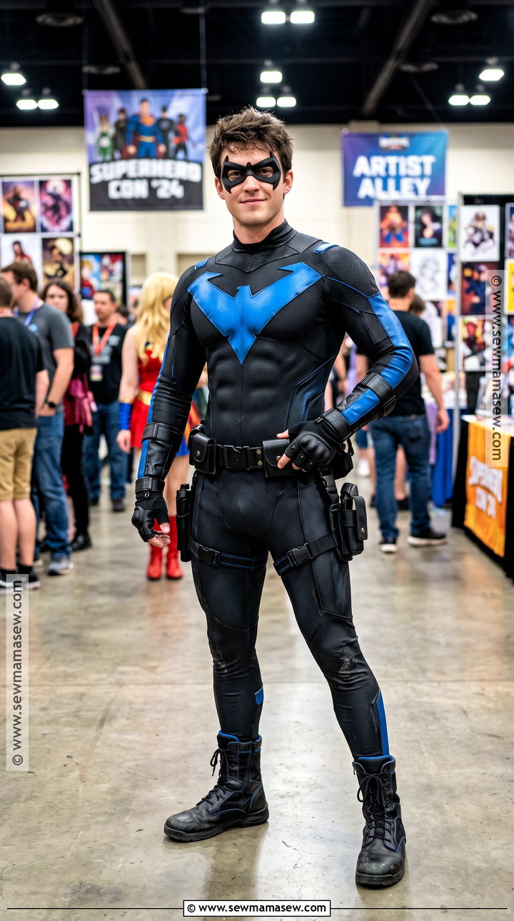 Classic Black And Blue Nightwing Cosplay - 45 nightwing cosplay ideas