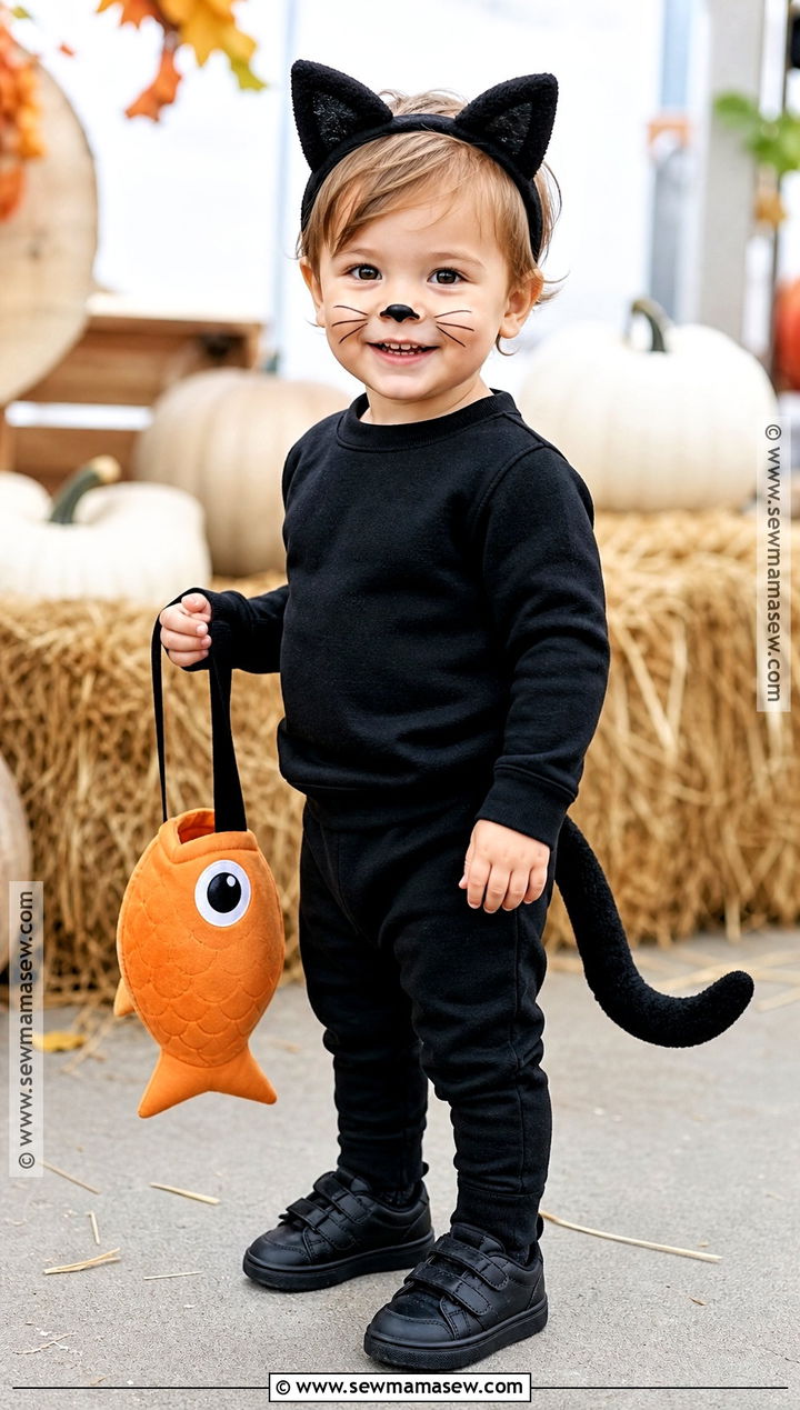 Classic Black Cat Costume - 30 toddler cat costume ideas