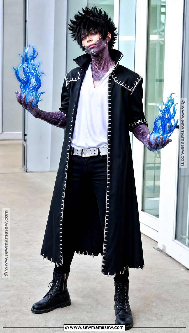 Classic Black Coat Dabi Cosplay - 40 dabi cosplay ideas
