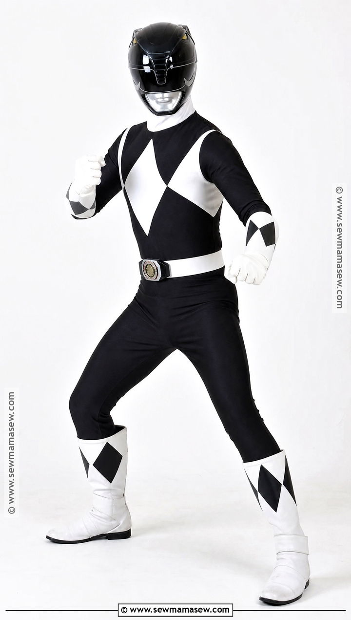 Classic Black Ranger Costume - 35 power rangers costume ideas