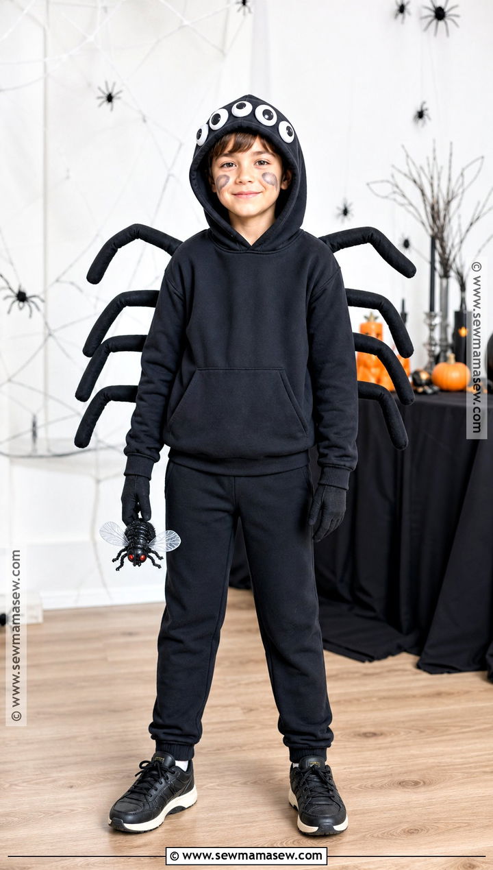 Classic Black Spider Costume - 30 spider costume ideas for kids