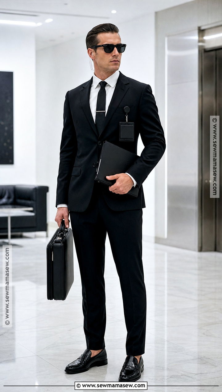 Classic Black Suit Secret Agent Costume - 30 Secret Agent Costume Ideas