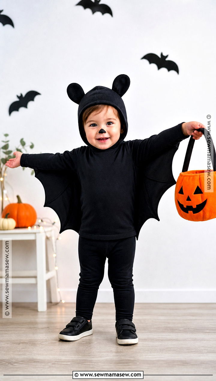 Classic Black Toddler Bat Costume - 30 toddler bat costume ideas
