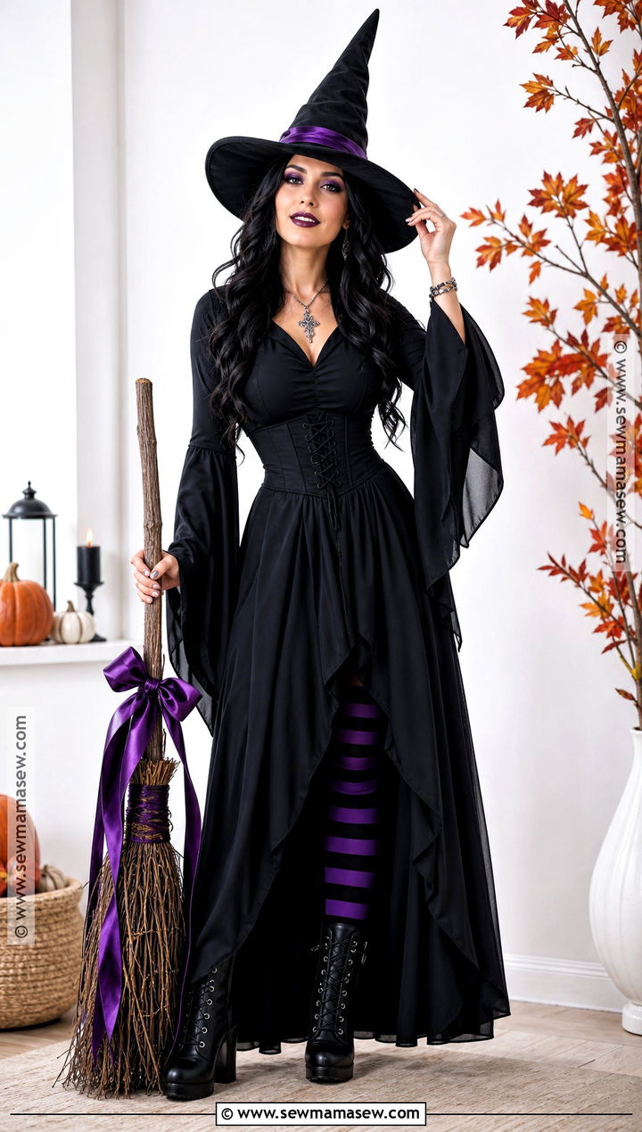 Classic Black Witch Costume - 30 good halloween costumes for women