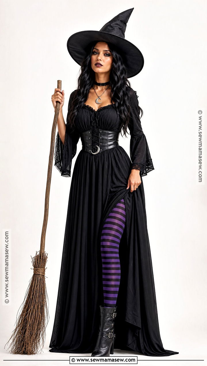Classic Black Witch Costume - 45 witch halloween costume ideas