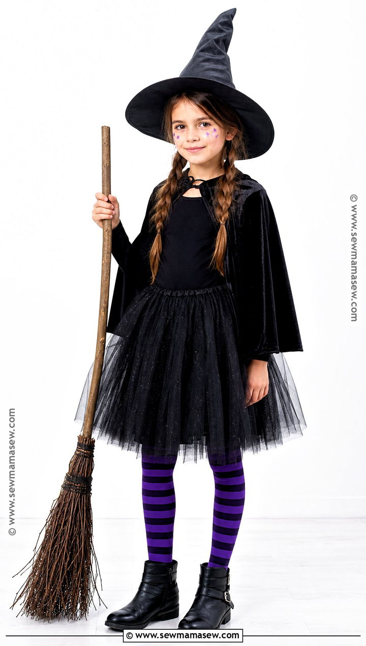 Classic Black Witch Costume - 30 witch costumes for kids