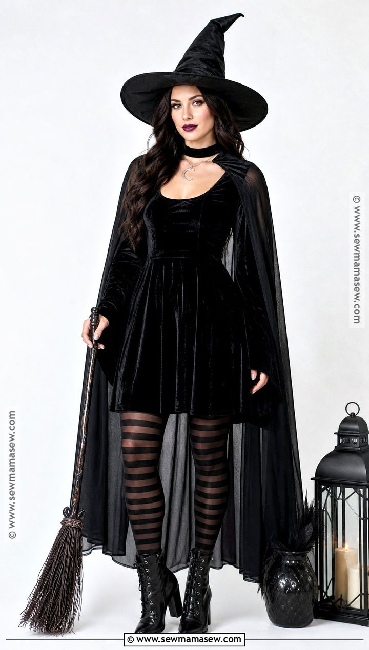 Classic Black Witch Costume - 40 halloween costumes for women