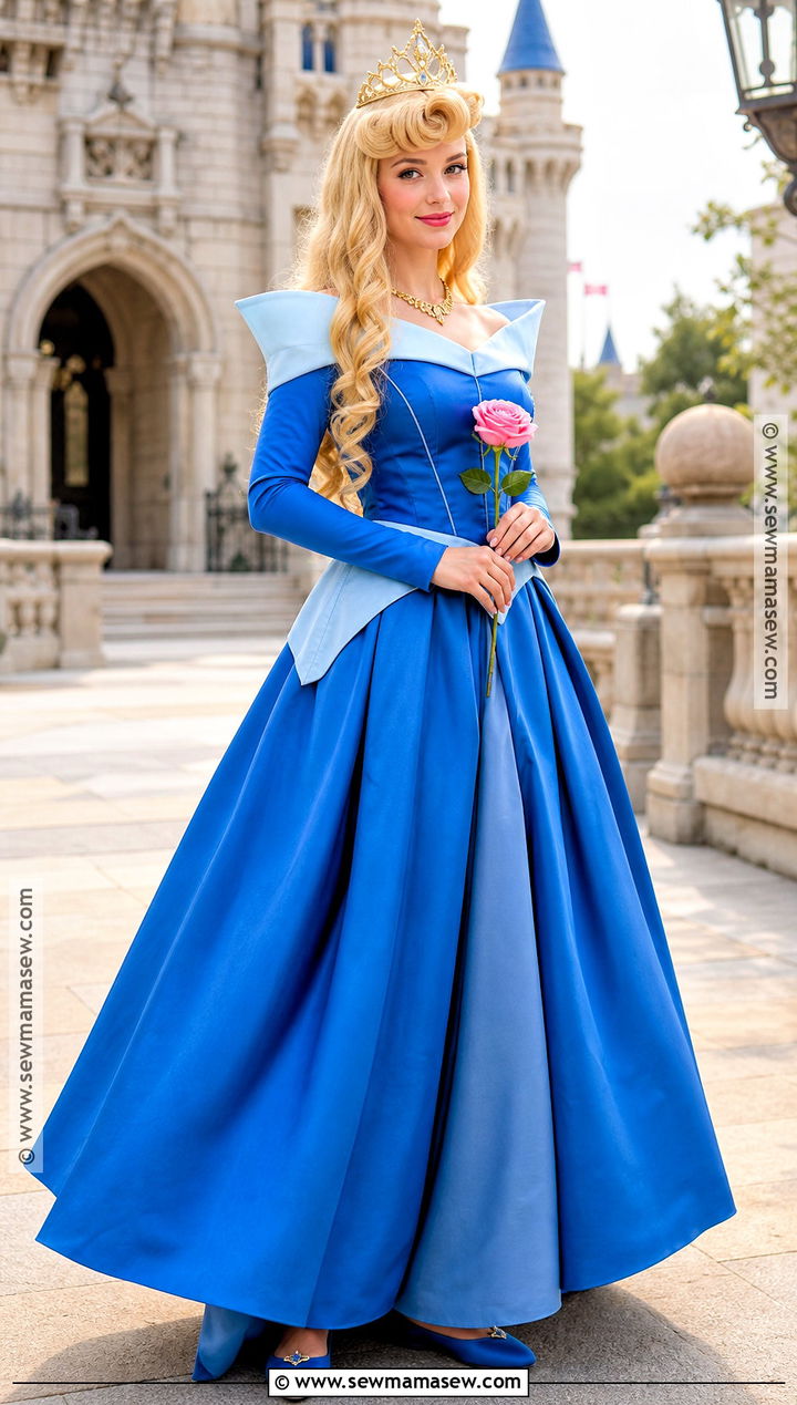 Classic Blue Princess Aurora Costume - 35 Princess Aurora Costume Ideas