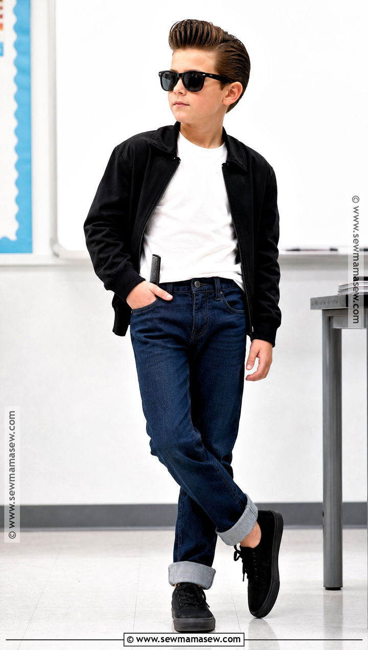 Classic Boy Greaser Costume - 30 50S Dress Up Day At School Ideas