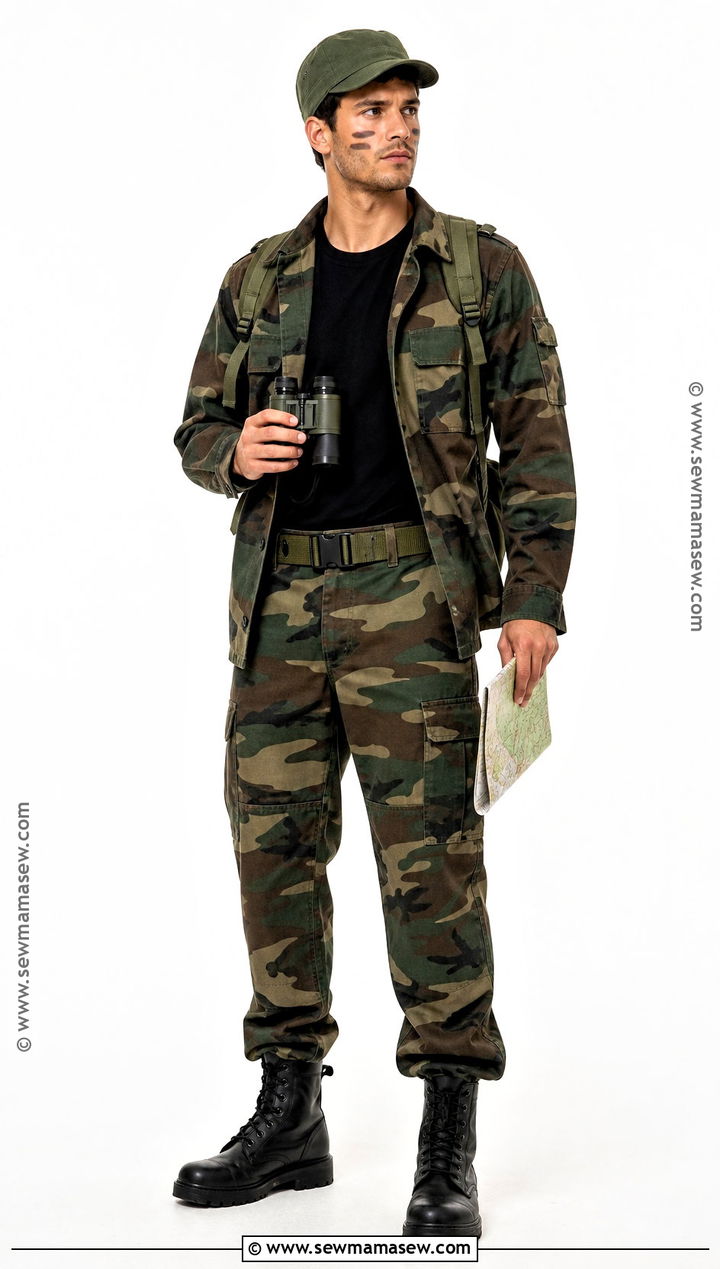 Classic Camouflage Army Costume - 40 army costume ideas