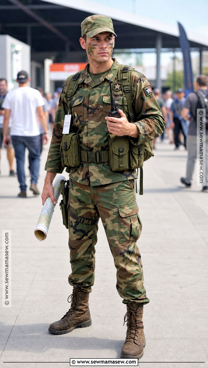 Classic Camouflage Military Costume - 35 military costume ideas